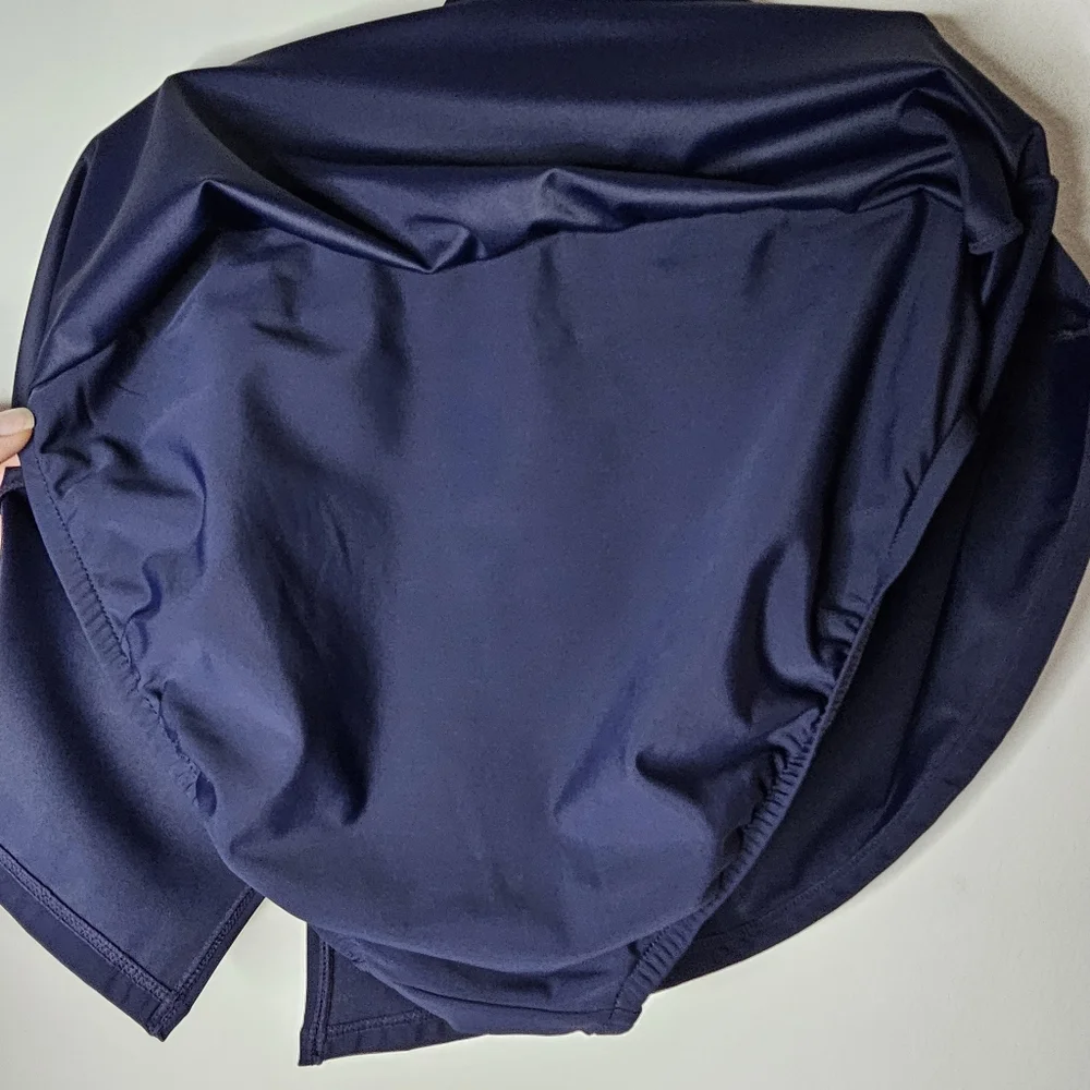 Upstream Navy Blue Swim Skirt with Brief Sz 14 - Picture 10 of 13